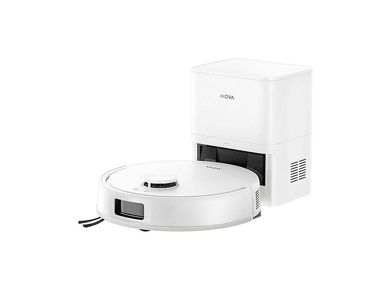 ROBOT ASPIRAPOLVERE MOVA E20S PRO PLUS, Potenza 680 W, Lavapavimenti, Autonomia fino a 135 min, Sensore di superficie, Spazzola laterale, Base carica, Bianco
