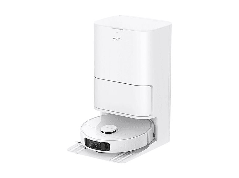 ROBOT ASPIRAPOLVERE MOVA E40VIM ULTRA, Potenza 600 W, Lavapavimenti, Autonomia fino a 260 min, Sensore di superficie, Spazzola laterale, Base carica, Bianco