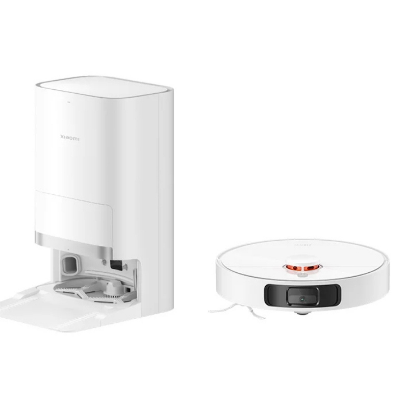 ROBOT ASPIRAPOLVERE XIAOMI X20+, Potenza 75 W, Lavapavimenti, Autonomia fino a 120 min, Sensore di superficie, Spazzola laterale, Base carica, Bianco