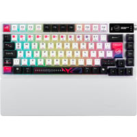 ROG Azoth X tastiera Gaming USB + RF Wireless + Bluetooth QWERTZ Bianco, Tastiera da gioco