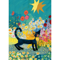 Rosina Wachtmeister: Gatto nel mare di fiori, Puzzle