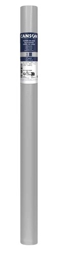 Rotolo di carta velina Canson 17 g/m² - Rotolo 50x500 cm - Ideale per lavori artigianali e decorazioni - Argento