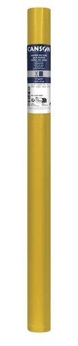 Rotolo di carta velina Canson 17 g/m² - Rotolo 50x500 cm - Ideale per lavori artigianali e decorazioni - Colore oro