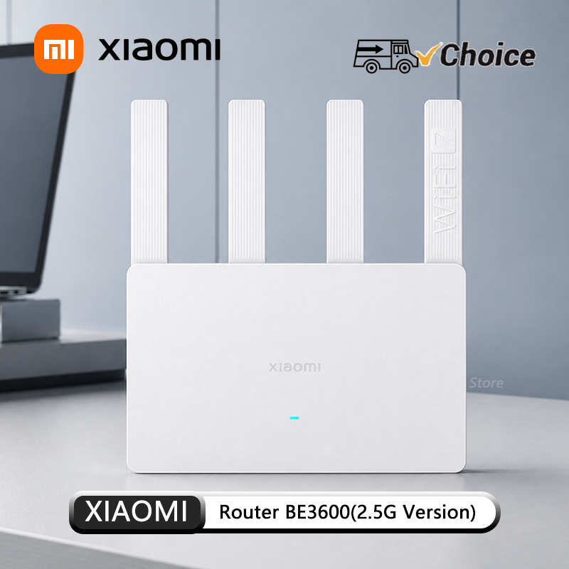 Router Originale XIAOMI BE3600 WiFi7 2.4/5GHz Doppia Banda 160Mhz 3570Mbps Rete Mesh Accelerazione Gaming Porta Ethernet 2.5G