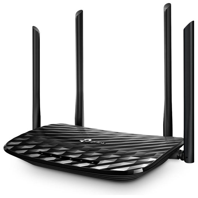 Router TP-LINK ARCHER A6 ROUTER AC, Velocità di trasferimento 1200 Mbit/s, Numero porte 5