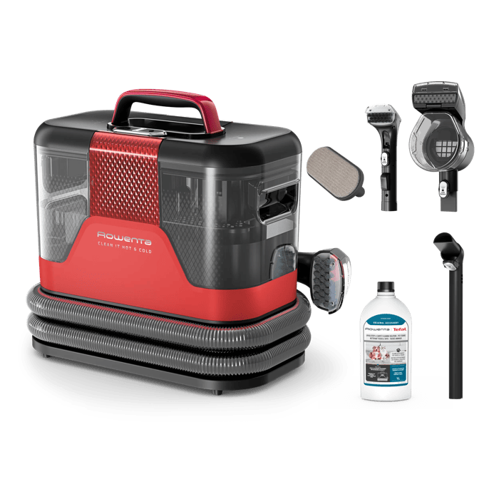 Rowenta Clean It Hot & Cold Smacchiatore Pulitore Per Tappeti Due Modalità Di Pulizia Rowenta Clean It Hot & Cold Smacchiatore Pulitore Per Tappeti Due Modalità Di Pulizia