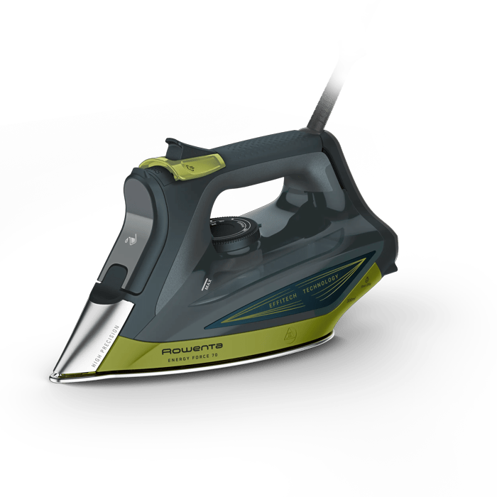 Rowenta Energy Force 70 Ferro A Vapore 200 G/Min Eco-Control Microsteam 400 Grey & Green