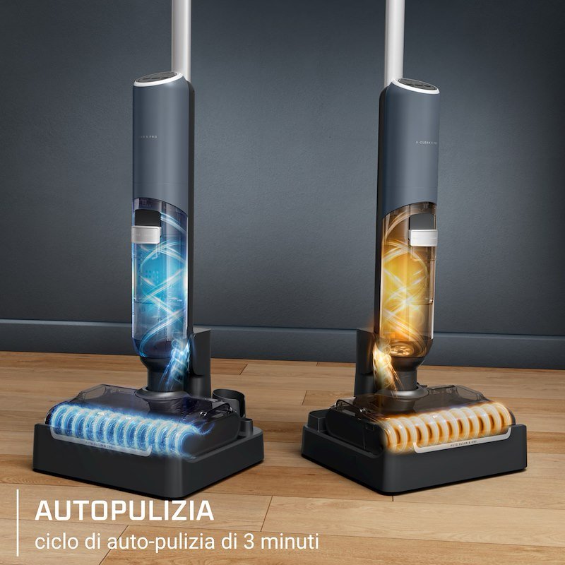Rowenta - Lavapavimenti Senza Fili Gz5436e0-nero/blu
