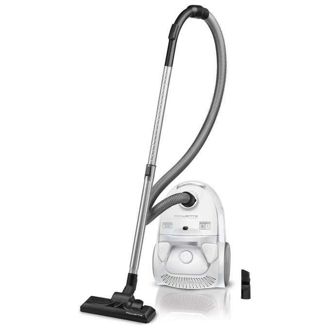 Rowenta RO3927EA Compact Power Aspirapolvere a Traino con Sacco 3 L 750 W 79 dB colore Bianco