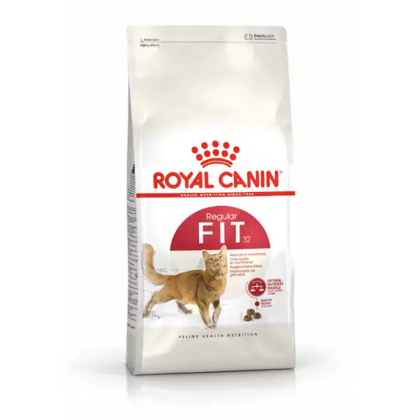 Royal Canin Fit 32 Alimento Secco Per Gatti Adulti Mantenimento Peso Forma 4kg