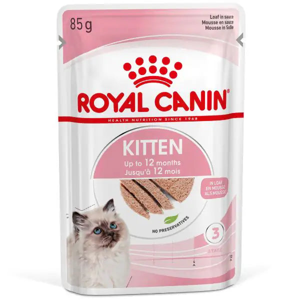 Royal Canin Gatto Kitten Loaf in Patè Alimento Completo per Crescita 85g