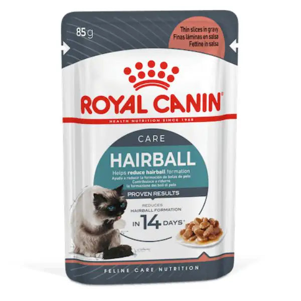 Royal Canin Hairball Care 85 gr in salsa - confezione da 12 pezzi - Cibo umido per gatti - 1° ORDINE? scegli tra BZR5 - BZR20 + 200 pt fedeltà
