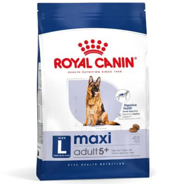 Royal Canin Maxi Adult 5+ 15 kg - Croccantini per cani - 1° ORDINE? scegli tra BZR5 - BZR20 + 200 pt fedeltà