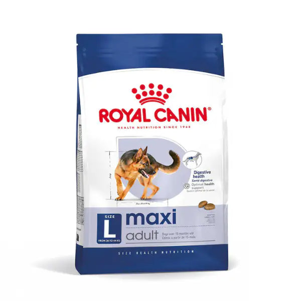 Royal Canin Maxi Dog Adult 15 kg - Croccantini per cani - 1° ORDINE? scegli tra BZR5 - BZR20 + 200 pt fedeltà