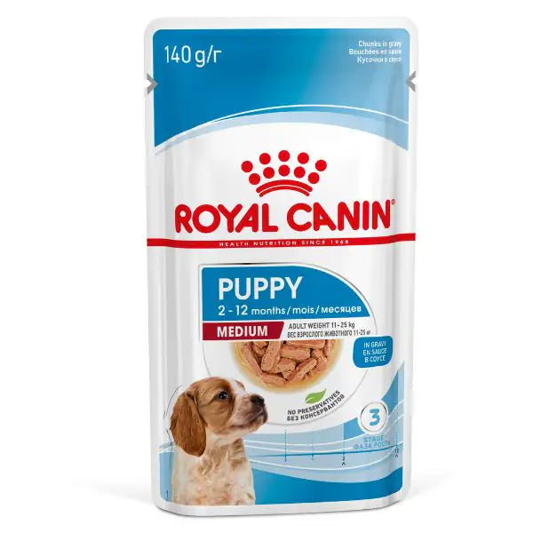 Royal Canin Puppy Medium Bocconcini in Salsa per Cuccioli Taglia Media 140g