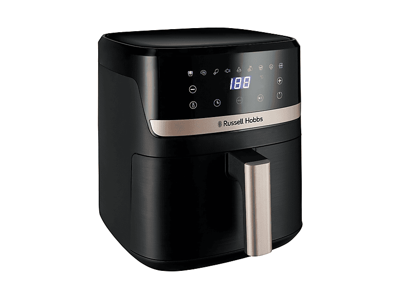 RUSSEL HOBBS Satisfry 5.5L FRIGGITRICE AD ARIA, capacità 5,5 l, Max potenza 1500 W, Nero
