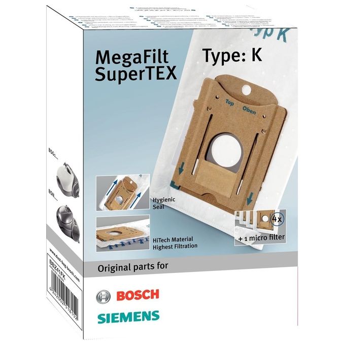 SACCHETTI ASPIRAPOLVERE BOSCH BBZ41FK
