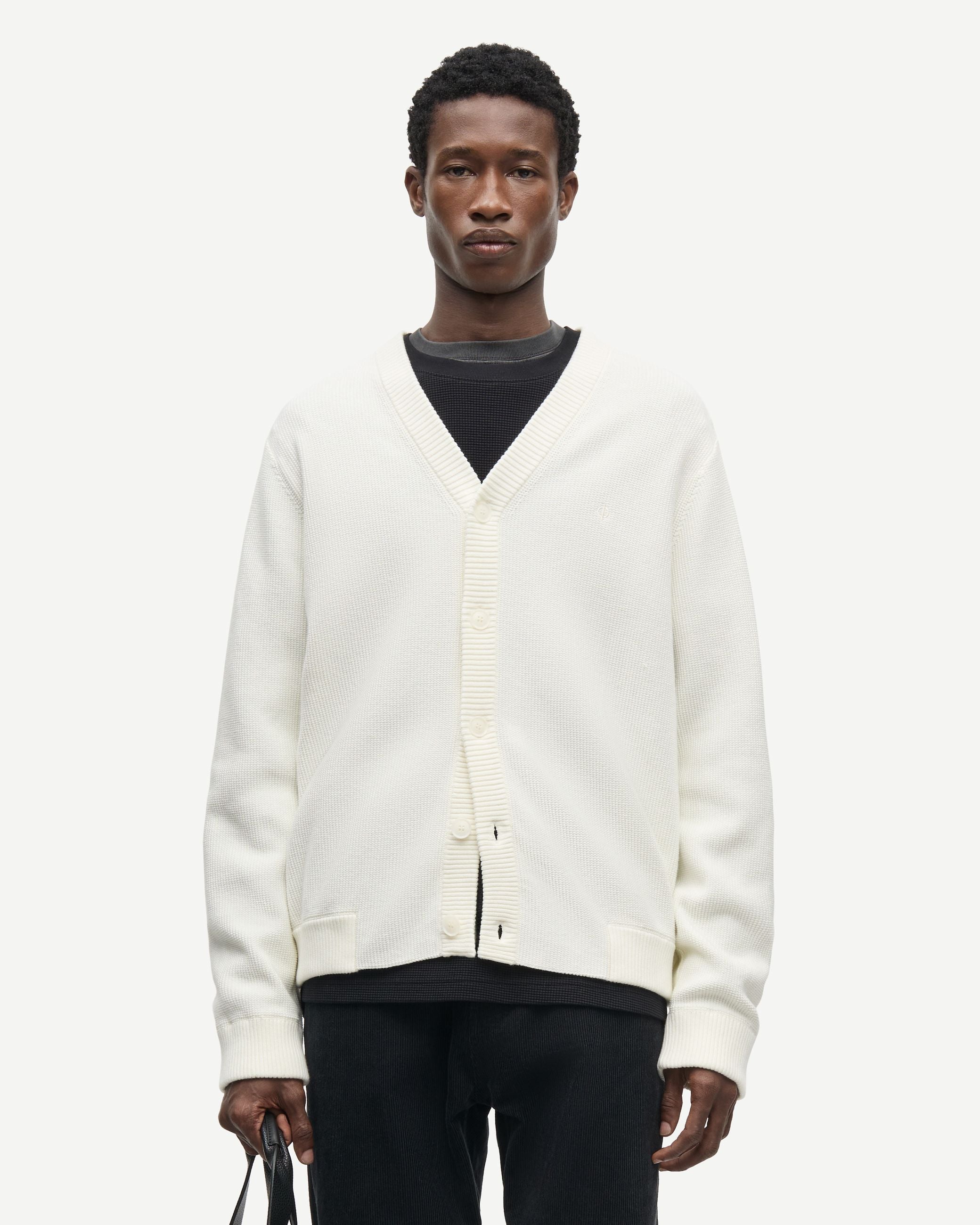 Samsoe Samsoe Cardigan Saklas Clear Cream