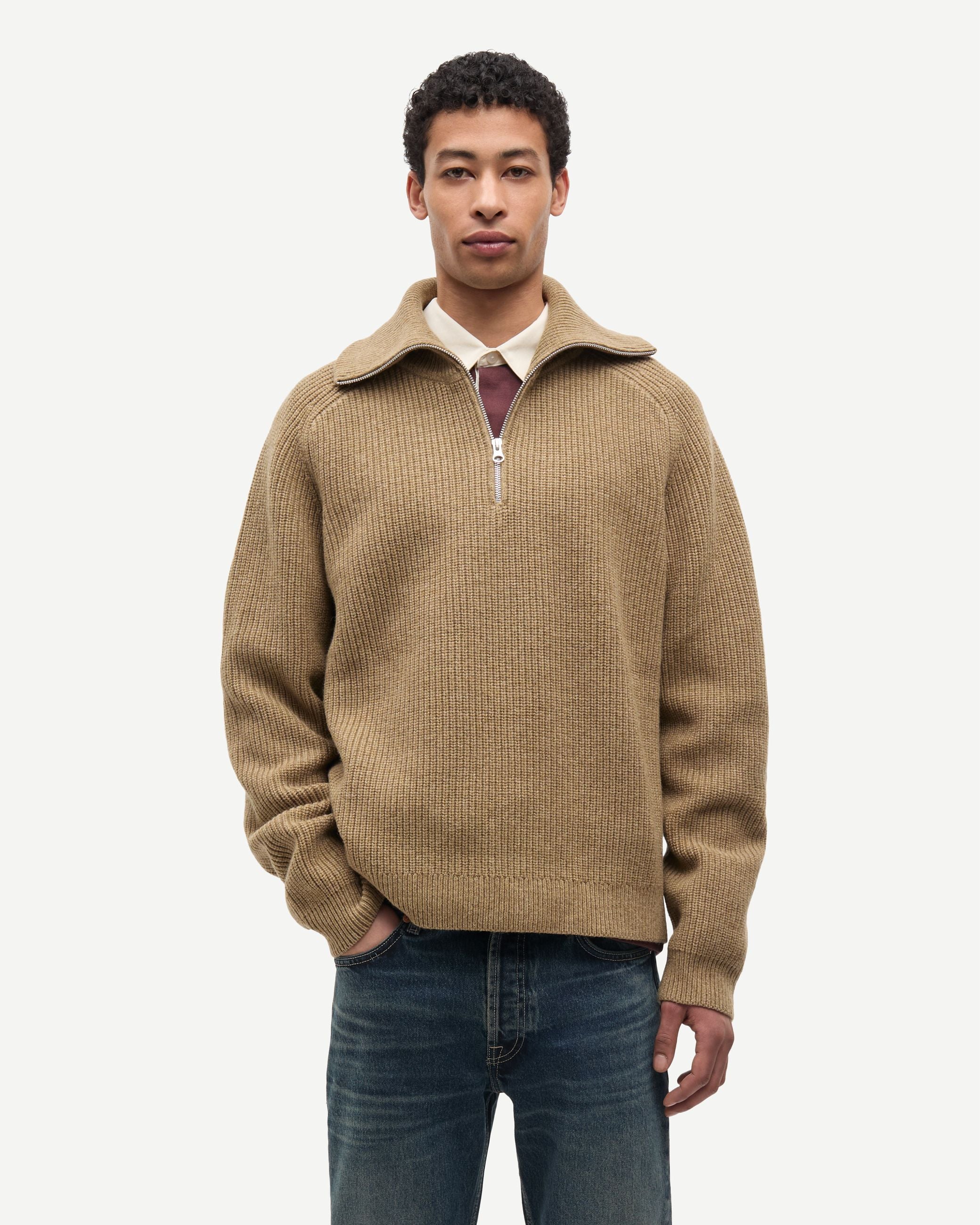 Samsoe Samsoe Knit Sarick Turtleneck Lead Gray Samsoe Samsoe Knit Sarick Turtleneck Lead Gray