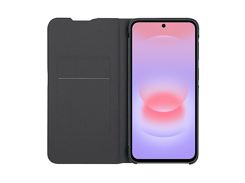 SAMSUNG Black Flip Case Basic CUSTODIA A LIBRO per Samnsung A27, Nero
