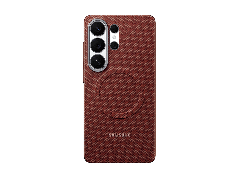 SAMSUNG Carbon Magnet Case M3 COVER MAGSAFE per Samsung Galaxy S26 Ultra, Rosso
