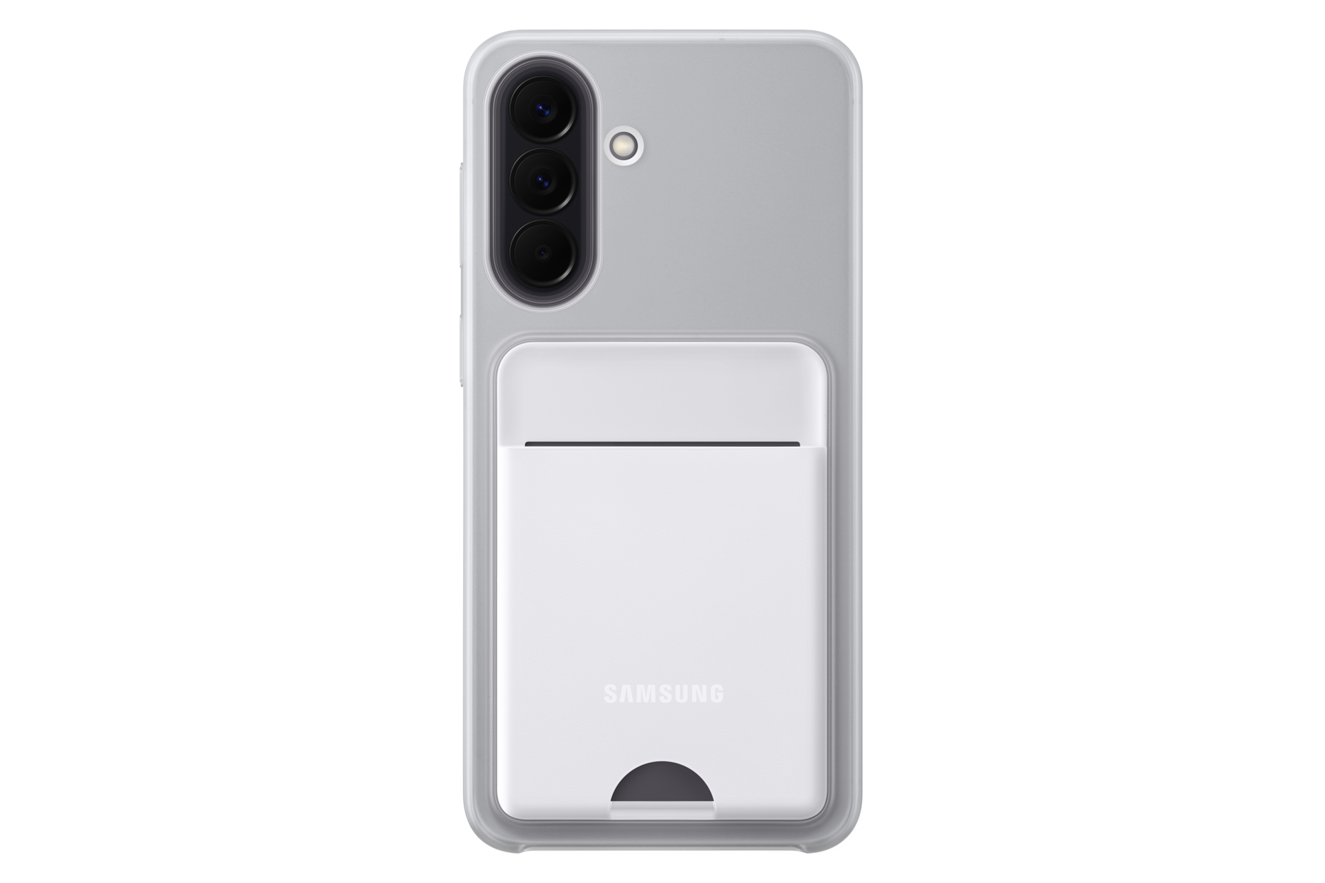 SAMSUNG Card Slot Case COVER per Galaxy A57, grigio chiaro