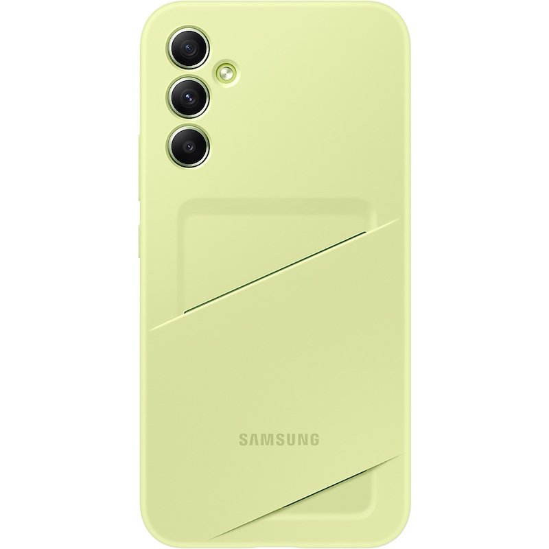 Samsung - Cardslot Case Per Samsung Galaxy A34-lime