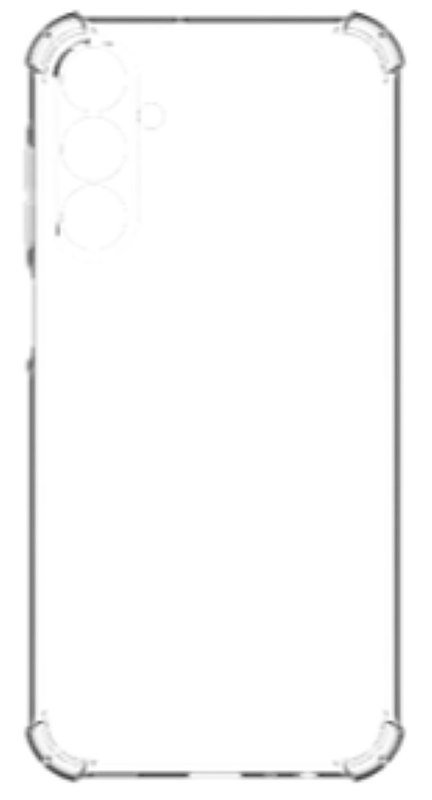 SAMSUNG Clear Cover Case COVER per Samsung Galaxy A17, Trasparente