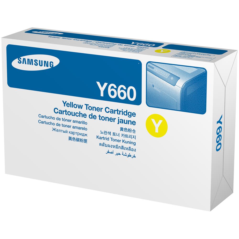 Samsung CLP-Y660B High Yield Yellow Toner Cartridge cartuccia toner 1 pz Originale Giallo