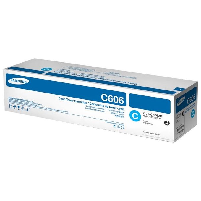 Samsung CLT-C6062S Cartuccia Toner Ciano Originale Resa 20000 Pagine colore Ciano