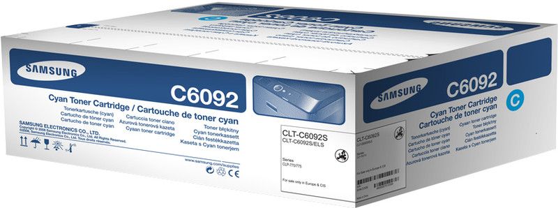 Samsung Clt-c6092s Cyan Original Toner Cartridge Cartuccia Toner 1 Pz