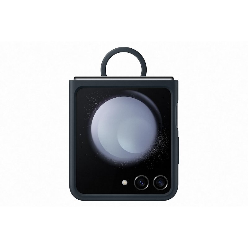 Samsung - Cover In Silicone C/ring Per Galaxy Z Flip5-indigo