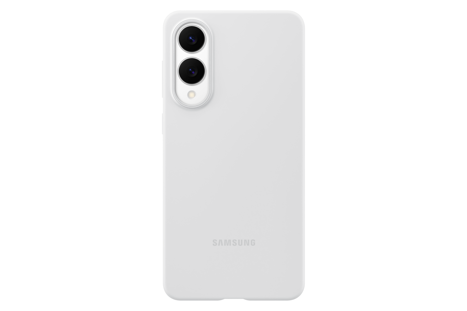 Samsung - Cover Silicone Case Per Galaxy S25 Edge-light Gray