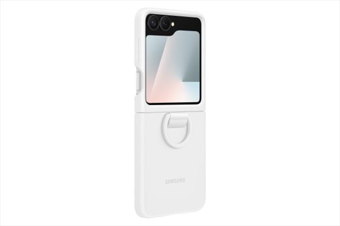 Samsung - Cover Silicone Ring Case Per Galaxy Z Flip6-white