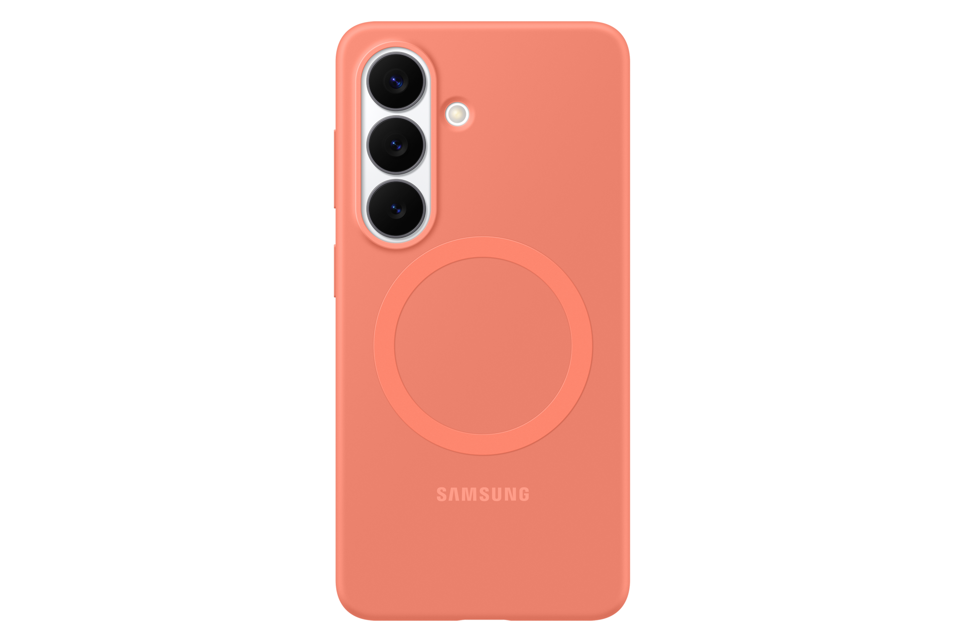 Samsung - Custodia Silicone Magnet Per S26-coral Red