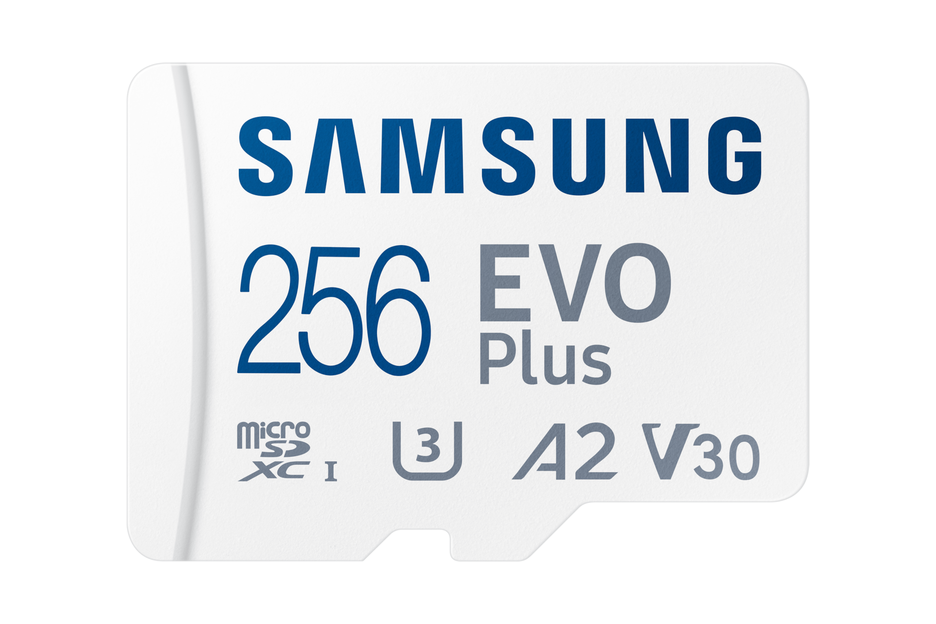 Samsung EVO Plus microSD Memory Card 256GB (2024), White