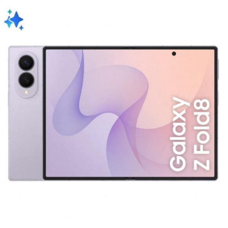 Samsung f971 galaxy z fold8 5g dual sim 7.6 octa core 512gb ram 12gb 5g europa lavender