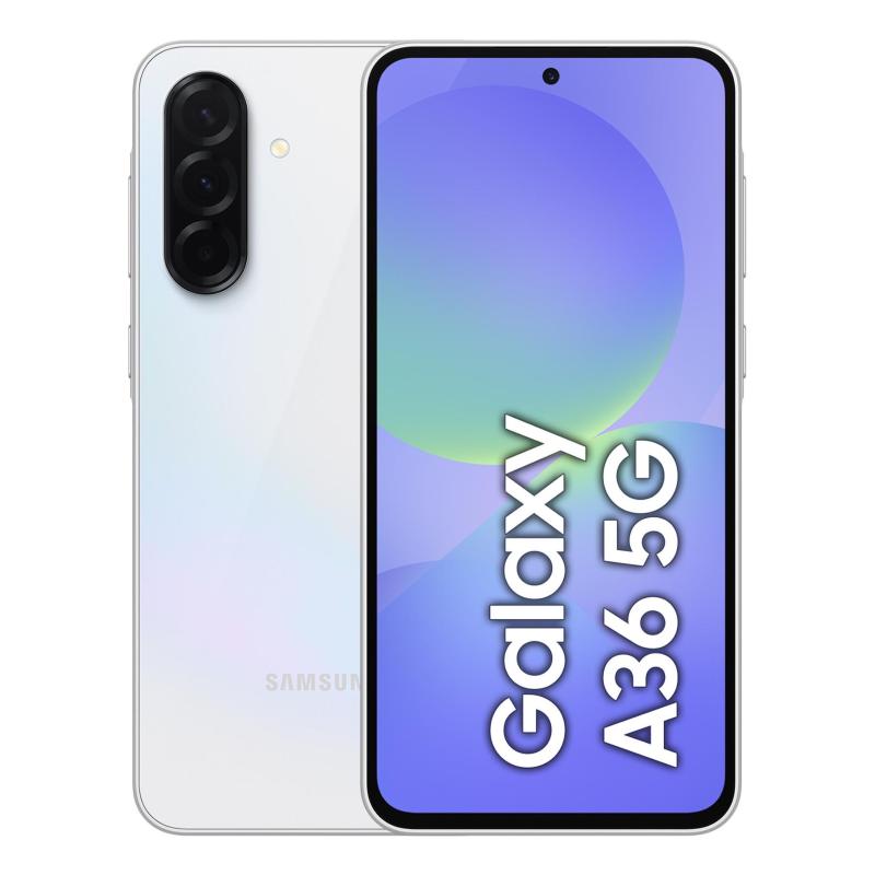 Samsung galaxy a36 17 cm (6.7) doppia sim android 15 5g usb tipo-c 8 gb 256 gb 5000 mah bianco Samsung galaxy a36 17 cm (6.7) doppia sim android 15 5g usb tipo-c 8 gb 256 gb 5000 mah bianco