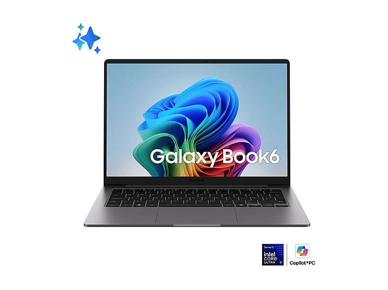 SAMSUNG Galaxy Book6 EE NOTEBOOK, 14 ", processore Intel® Core Ultra 5 325, Intel®, RAM 16 GB, 256 GB SSD, Grey, Windows 11 Pro - per le aziende