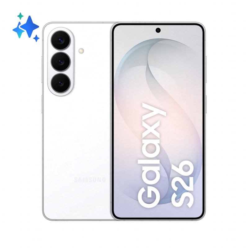 Samsung galaxy s26 16 cm (6.3) doppia sim android 16.0 5g usb tipo-c 12 gb 256 gb 4300 mah bianco