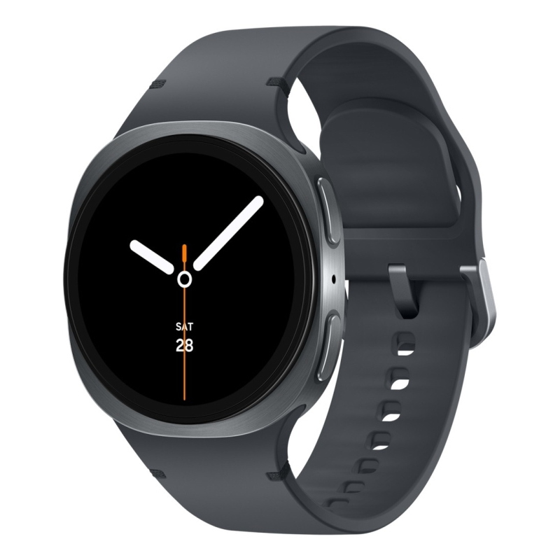 Samsung galaxy watch 8 3,3 cm (1.3) amoled 40 mm digitale 438 x 438 pixel touch screen grafite wi-fi gps (satellitare)