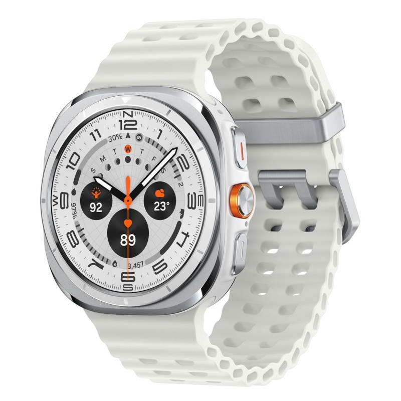Samsung galaxy watch ultra 3,81 cm (1.5) amoled 47 mm digitale 480 x 480 pixel touch screen 4g bianco wi-fi gps (satellitare)