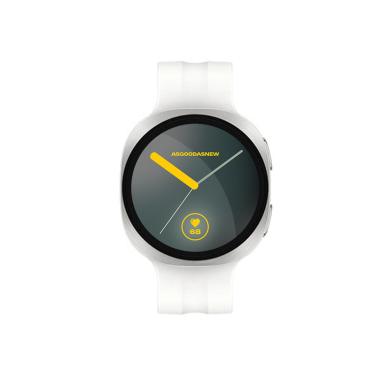 Samsung Galaxy Watch9 silver 40mm LTE Sport Band cream S/M 32GB - Ricondizionato - Come nuovo - Grade A+