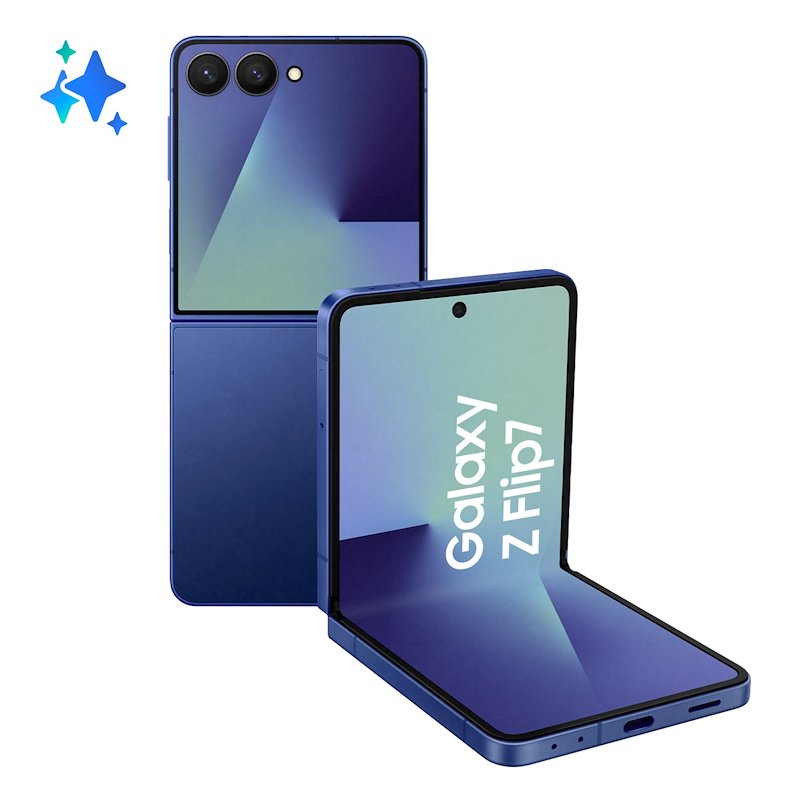 Samsung - Galaxy Z Flip7 12+256gb-blue Shadow