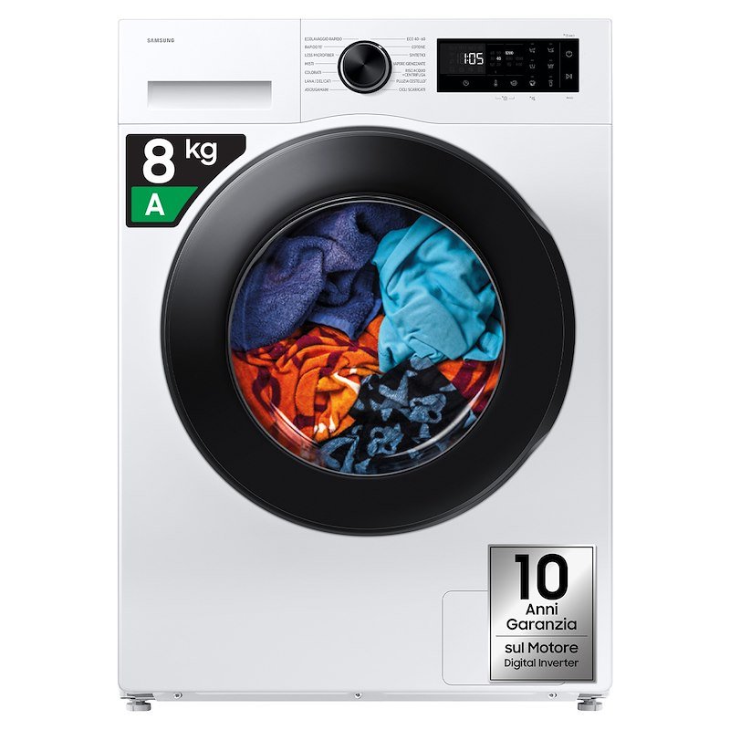 Samsung - Lavatrice Ww80fg5l32aeet 8kg Classe A-bianco