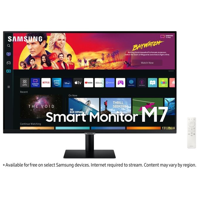 Samsung LS32BM700UUXEN Smart Monitor M7 32'' UHD 4K VA 3840x2160 60Hz Smart TV Tizen WiFi Bluetooth HDMI colore Nero Samsung LS32BM700UUXEN Smart Monitor M7 32'' UHD 4K VA 3840x2160 60Hz Smart TV Tizen WiFi Bluetooth HDMI colore Nero