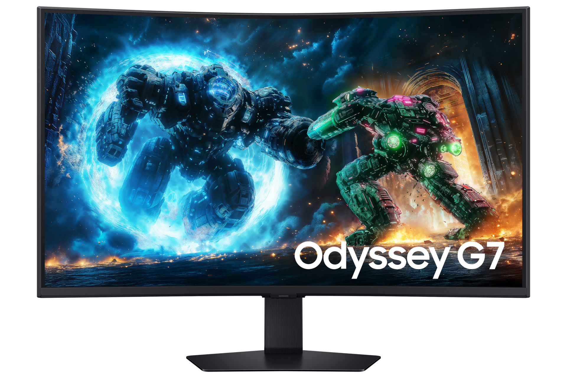 Samsung - Monitor Gaming Odyssey G7 - G75f Da 37" Uhd Curvo-black
