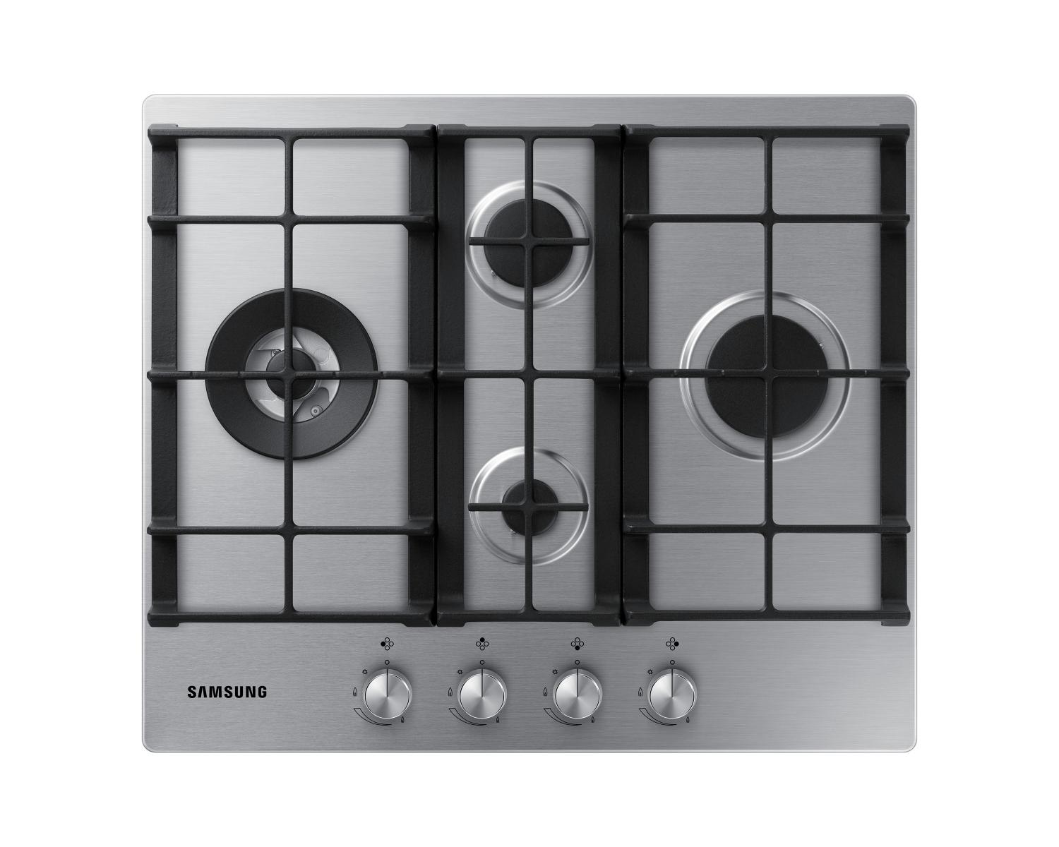 Samsung - Na64h3031bs Piano Cottura Da Incasso Gas 4 Fornelli Nero Acciaio Inossidabile Samsung - Na64h3031bs Piano Cottura Da Incasso Gas 4 Fornelli Nero Acciaio Inossidabile