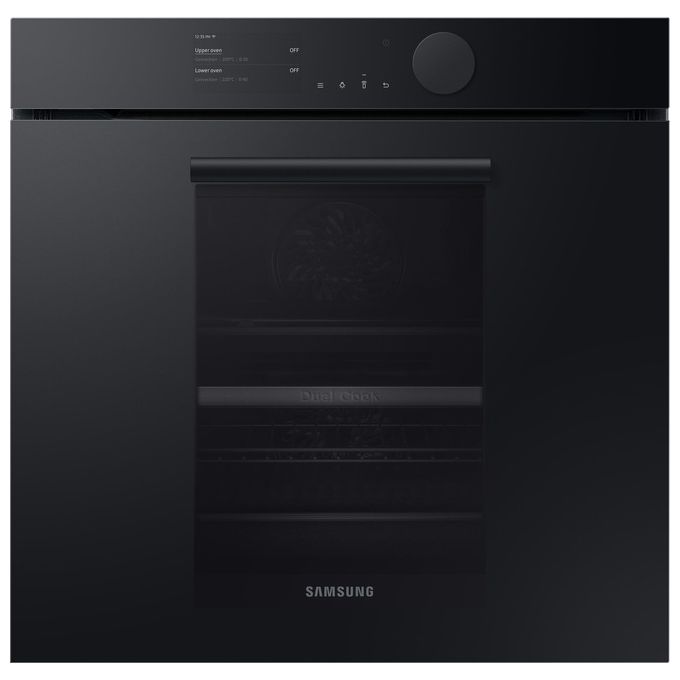 Samsung NV75T9579CD Infinite Line Forno da incasso Elettrico Multifunzione Dual Cook 75 L Classe A+ Pirolitico Wi-Fi Display Touch (60x60x60 cm) colore Graphite Grey Samsung NV75T9579CD Infinite Line Forno da incasso Elettrico Multifunzione Dual Cook 75 L Classe A+ Pirolitico Wi-Fi Display Touch (60x60x60 cm) colore Graphite Grey