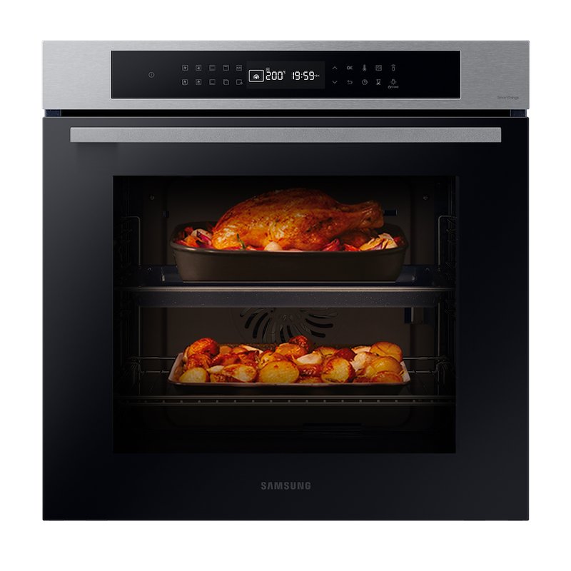 SAMSUNG NV7B4040VBS/U5 FORNO INCASSO Capacità 76 l, dimensoni: L 59,5 cm - A 59,6 P 54,9 cm, inox, classe A+